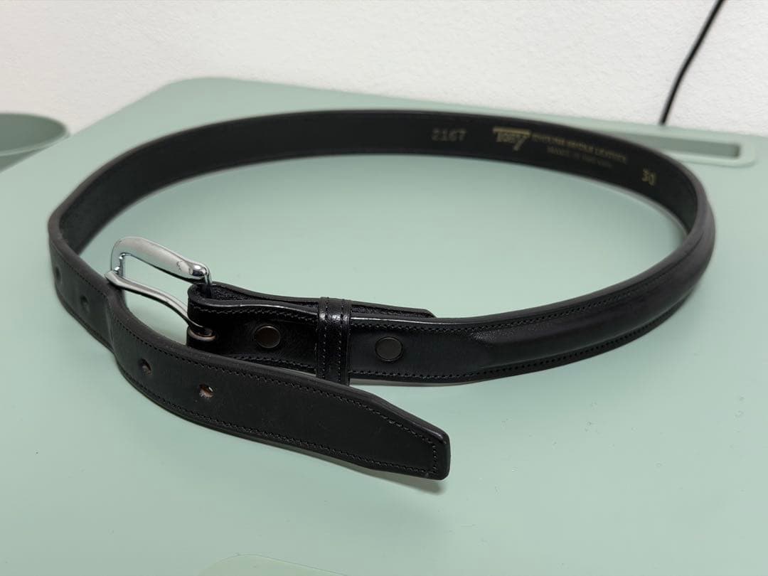 ＜TORY LEATHER＞ ROUNDRAISED BELT/ベルト 30