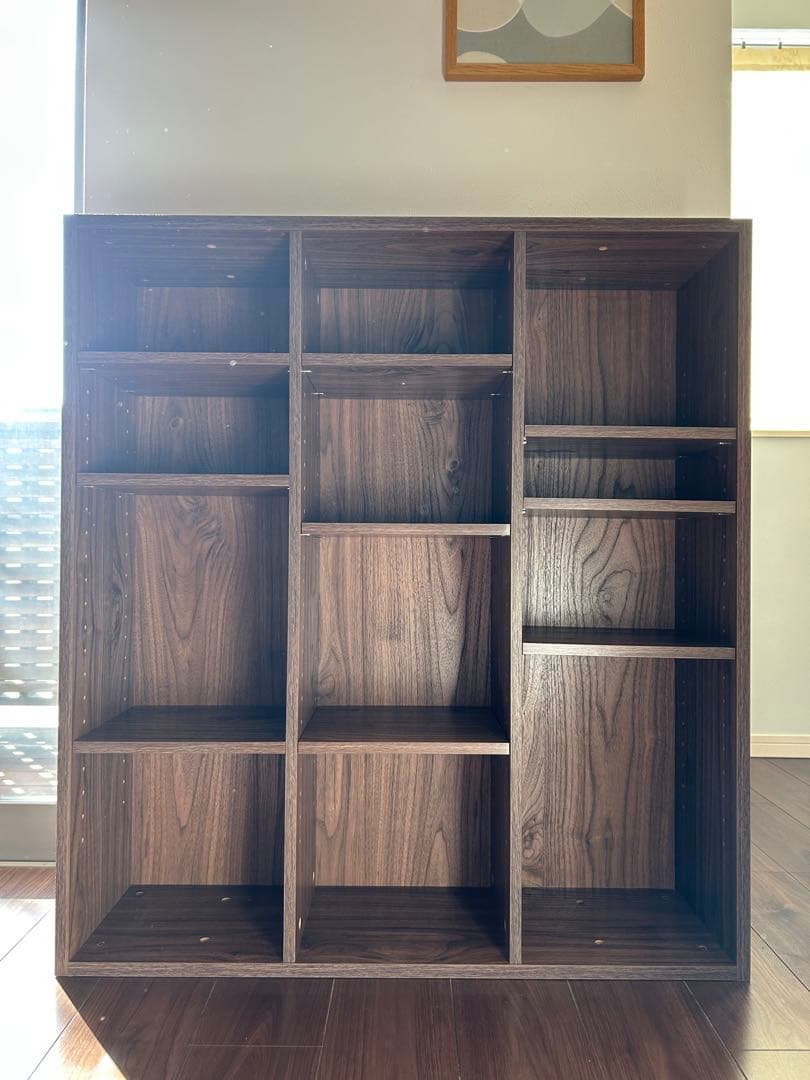 組立済み【LOWYA】本棚 ブックシェルフ◇リビング小物、見せる収納にも