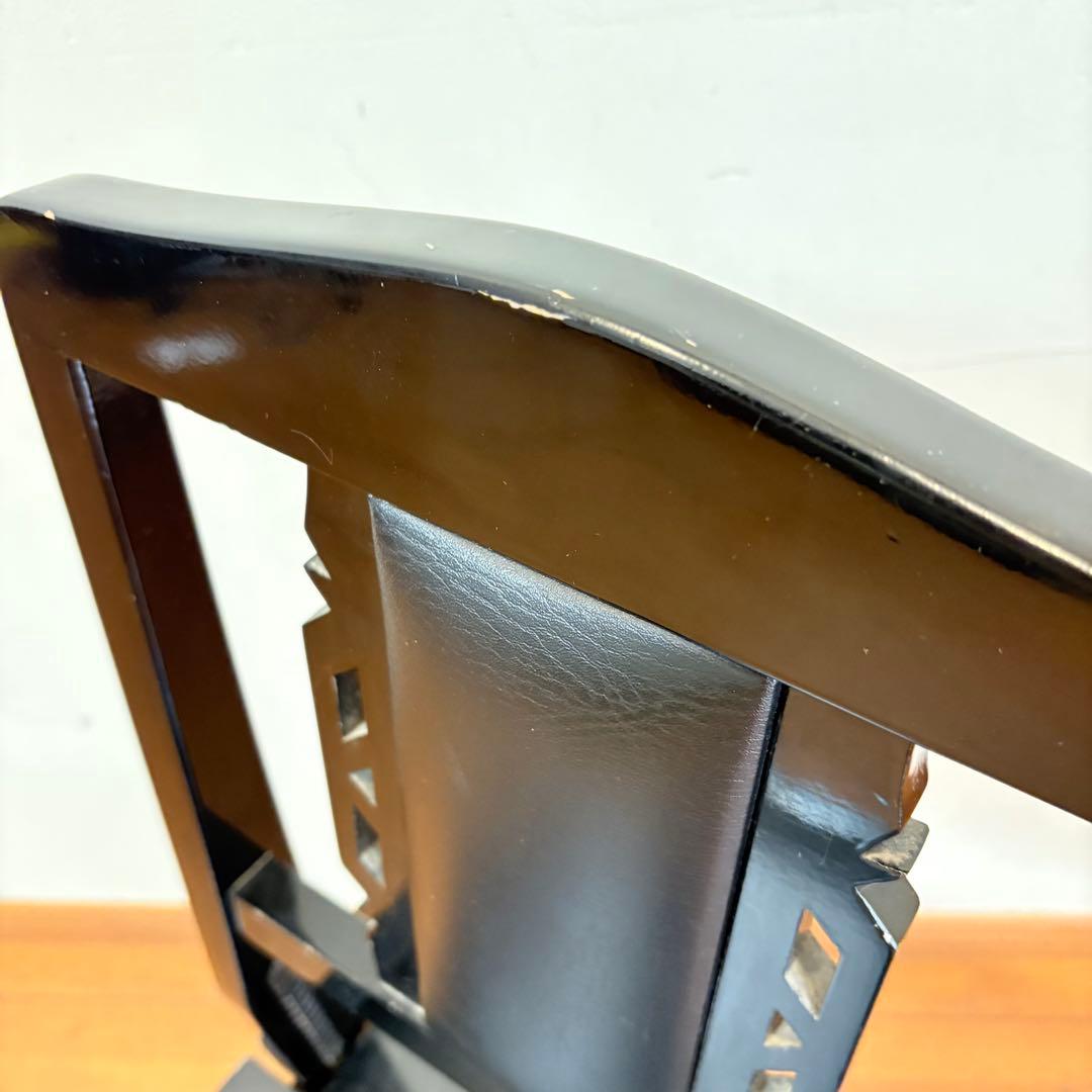 【動作良好・背もたれクッション付き】トムソン椅子 半艶塗装 アップライトピアノ