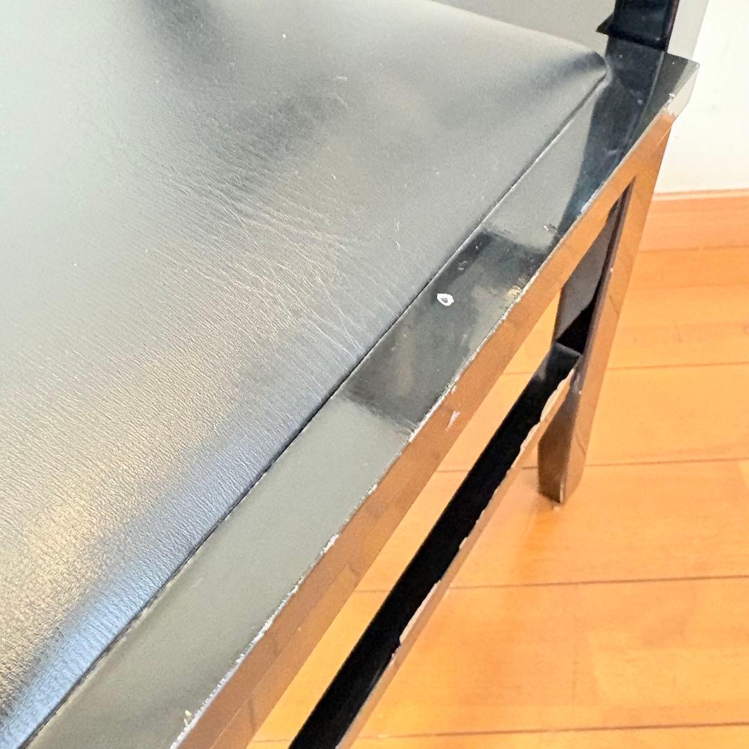 【動作良好・背もたれクッション付き】トムソン椅子 半艶塗装 アップライトピアノ