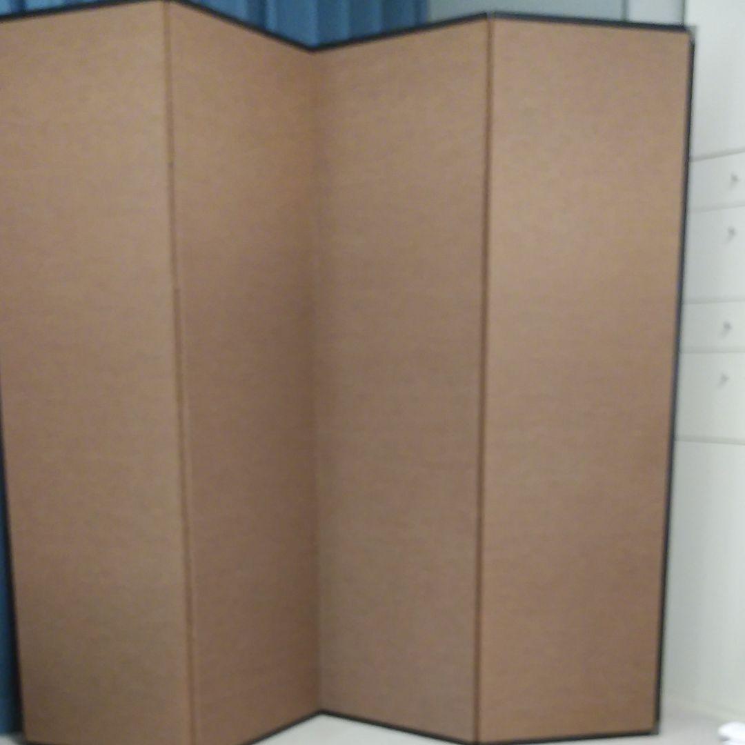 般若心経　型絵染め　屏風