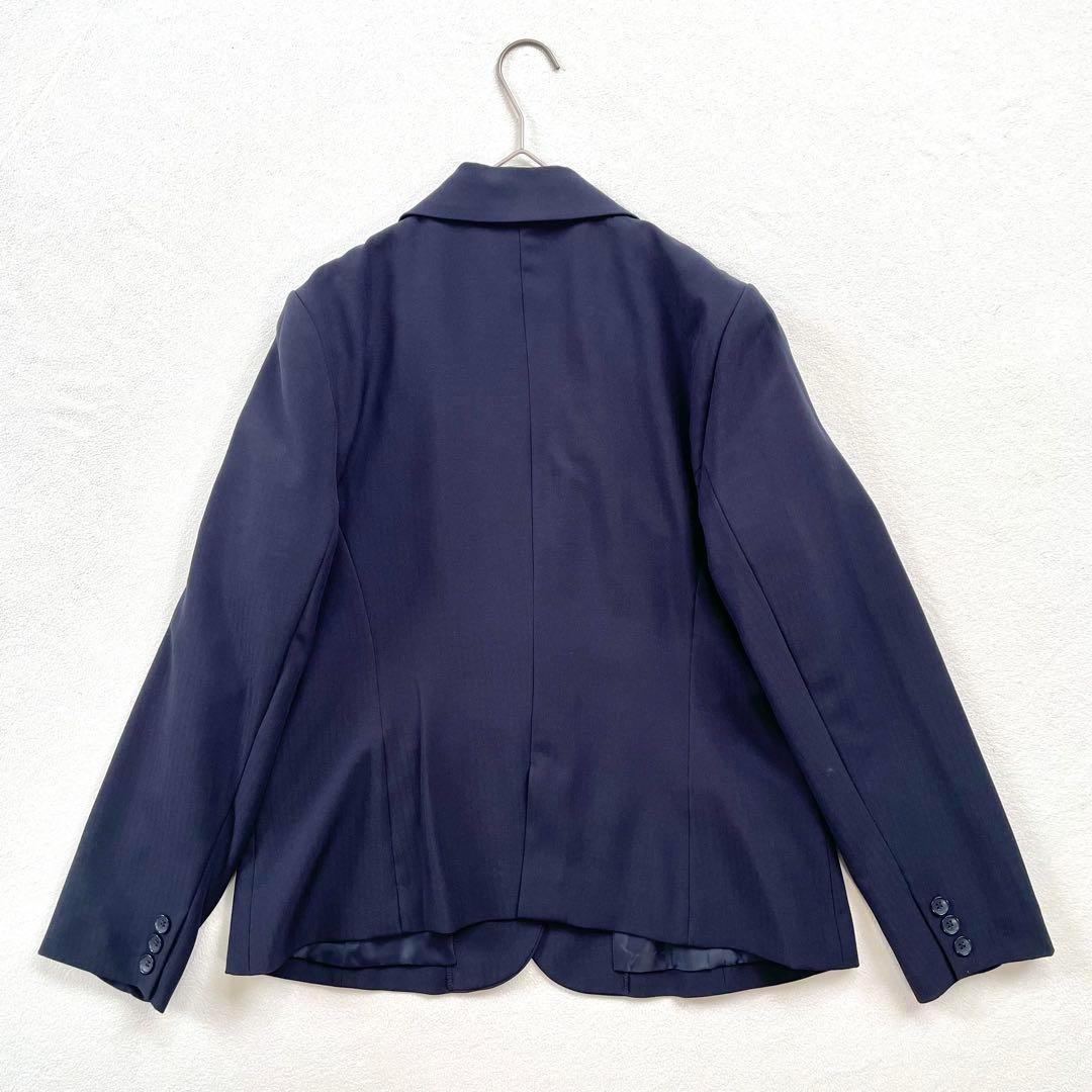 極美品・15号✨リリヤーノ 洗える パンツ セットアップ スーツ ネイビー