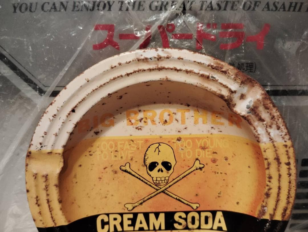 廃番★昭和レトロ★80年代★原宿 CREAM SODA クリームソーダ 灰皿