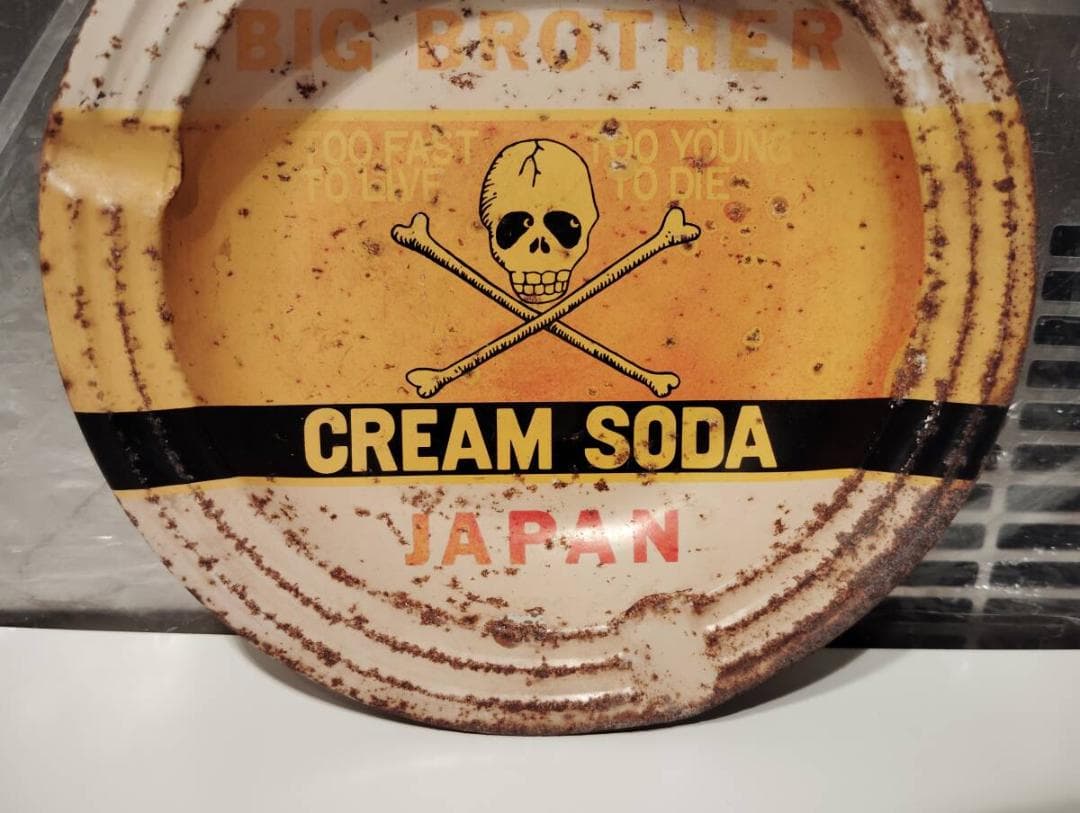 廃番★昭和レトロ★80年代★原宿 CREAM SODA クリームソーダ 灰皿