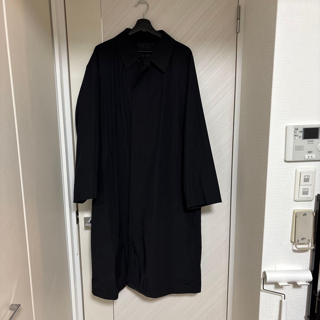 UNIQLO U オーバーサイズステンカラーコート 黒