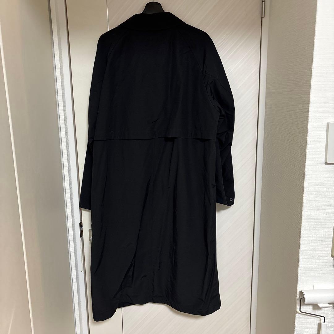 UNIQLO U オーバーサイズステンカラーコート 黒