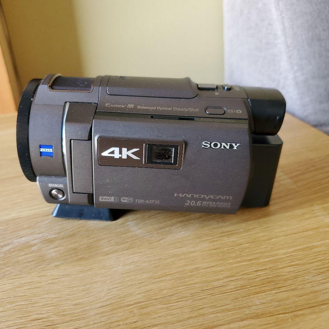 SONY4K HandycamFDR-AXP35本体マイク三脚セット
