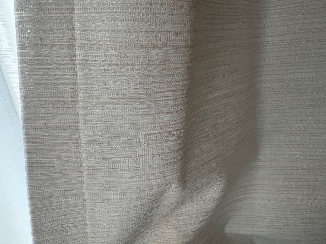 ニトリ　ホワイトカーテン　オーダー品　4点セット