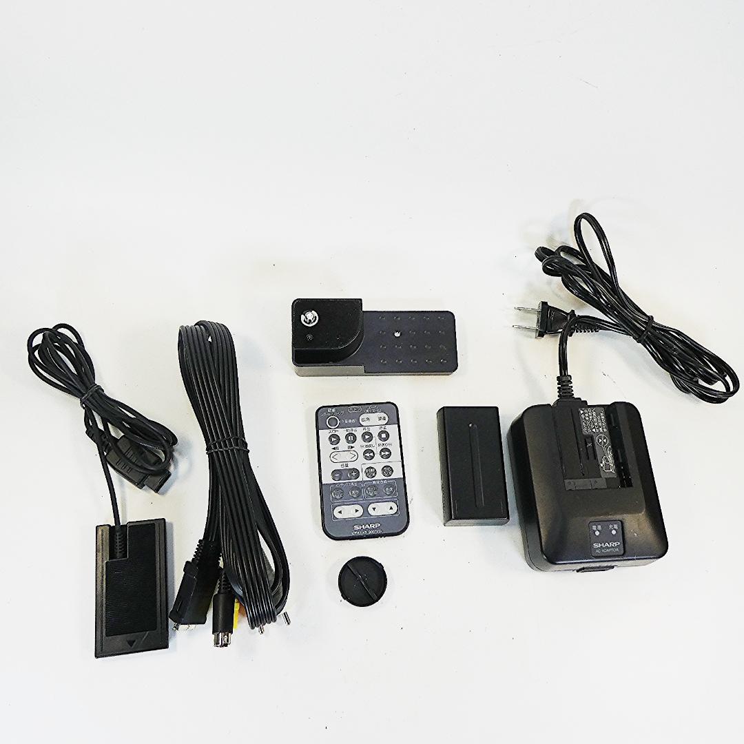 動作良好 シャープ VL-FD1 MiniDVビデオカメラ DVDダビングに最適