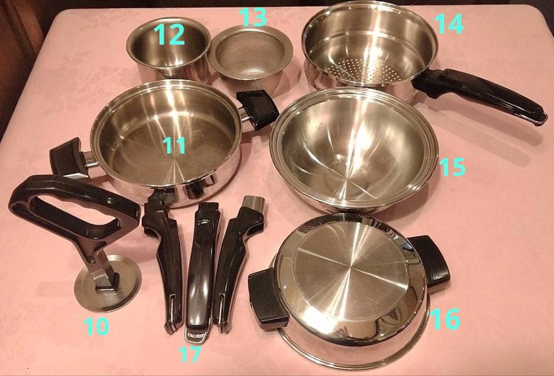  QUEEN ロイヤルクイーン 鍋 IH 料理集付き セット