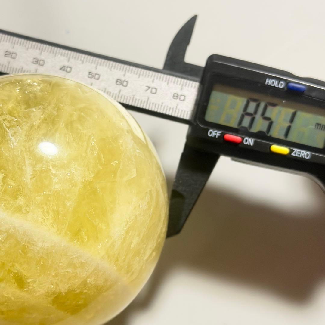 天然石 シトリンスフィア☘︎ ݁˖.8㎝　金運　パワーストーン