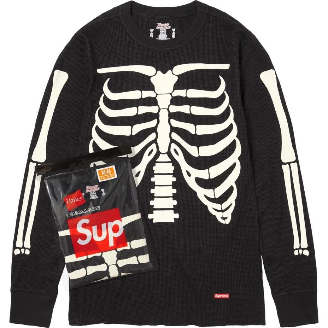 トップス Supreme Hanes Bones Thermal M