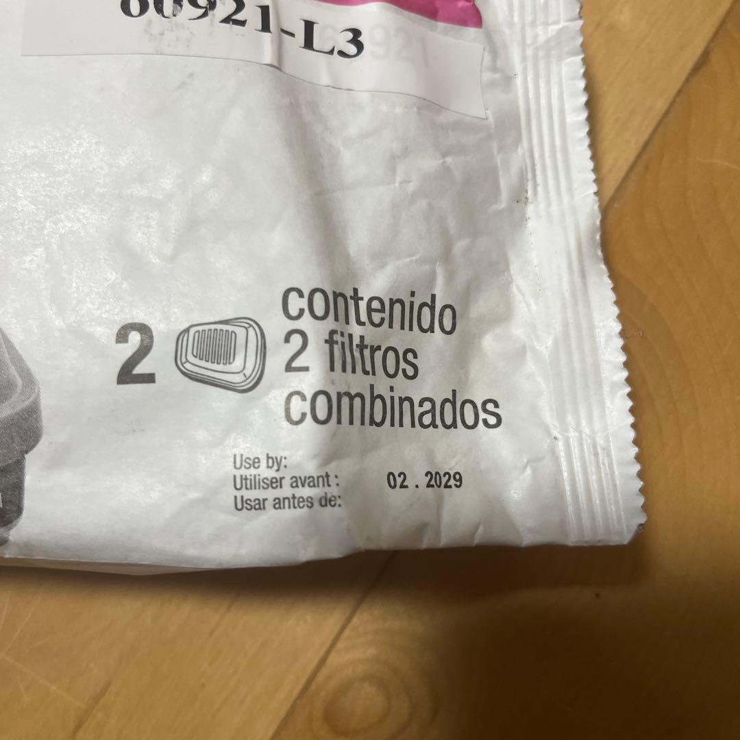 3M 防毒マスク　6000F フィルター6セット付き