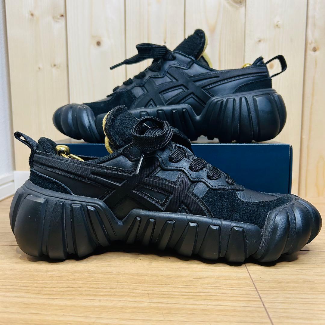 【美品】オニツカタイガー DENTIGRE LS オールブラック 24cm