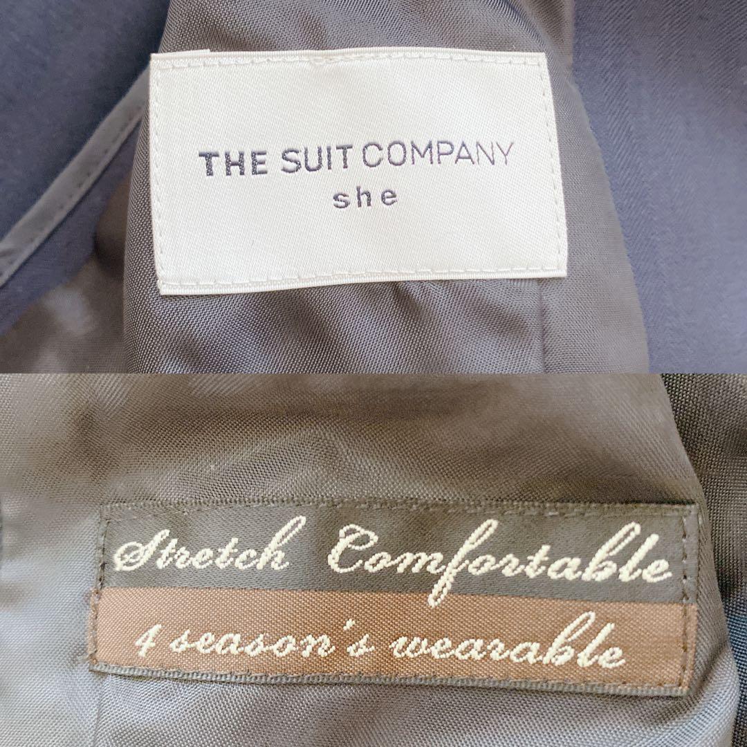 ✨タグ付き✨ザスーツカンパニー SHE パンツスーツ セットアップ ストライプ