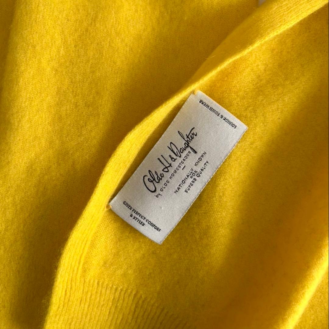 Olde H ＆ Daughter aged cashmere scarf