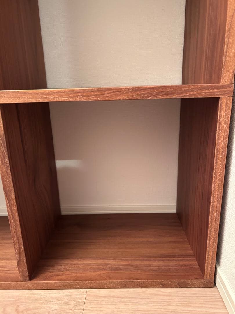 無印良品 スタッキングシェルフ ウォールナット 3×3段