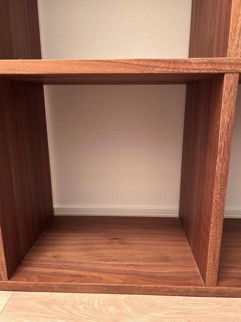 無印良品 スタッキングシェルフ ウォールナット 3×3段