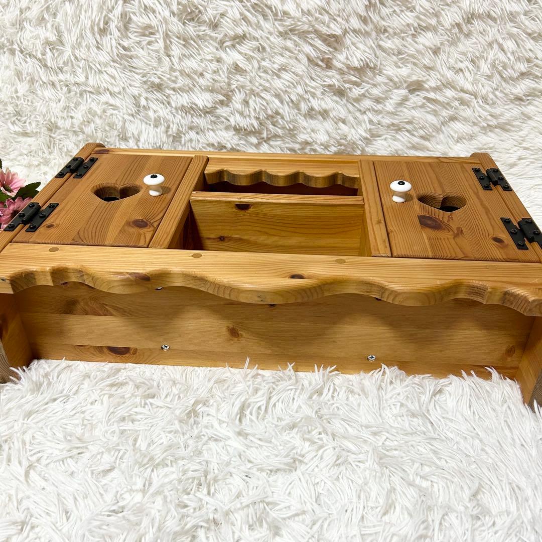 カントリー家具 パイン材 カウンターシェルフ 調味料 カップ＆ソーサーラック