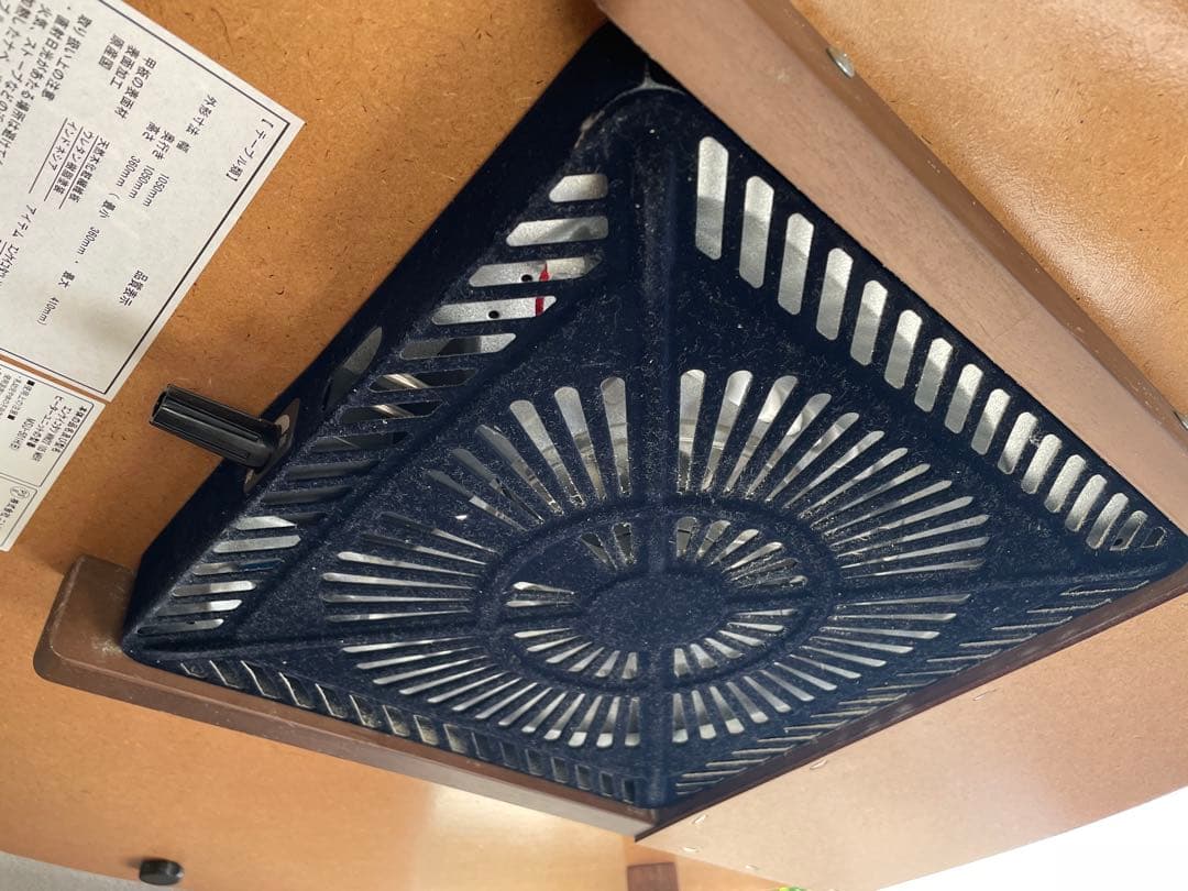 円形こたつ 500W ヒーター付き ダークブラウン