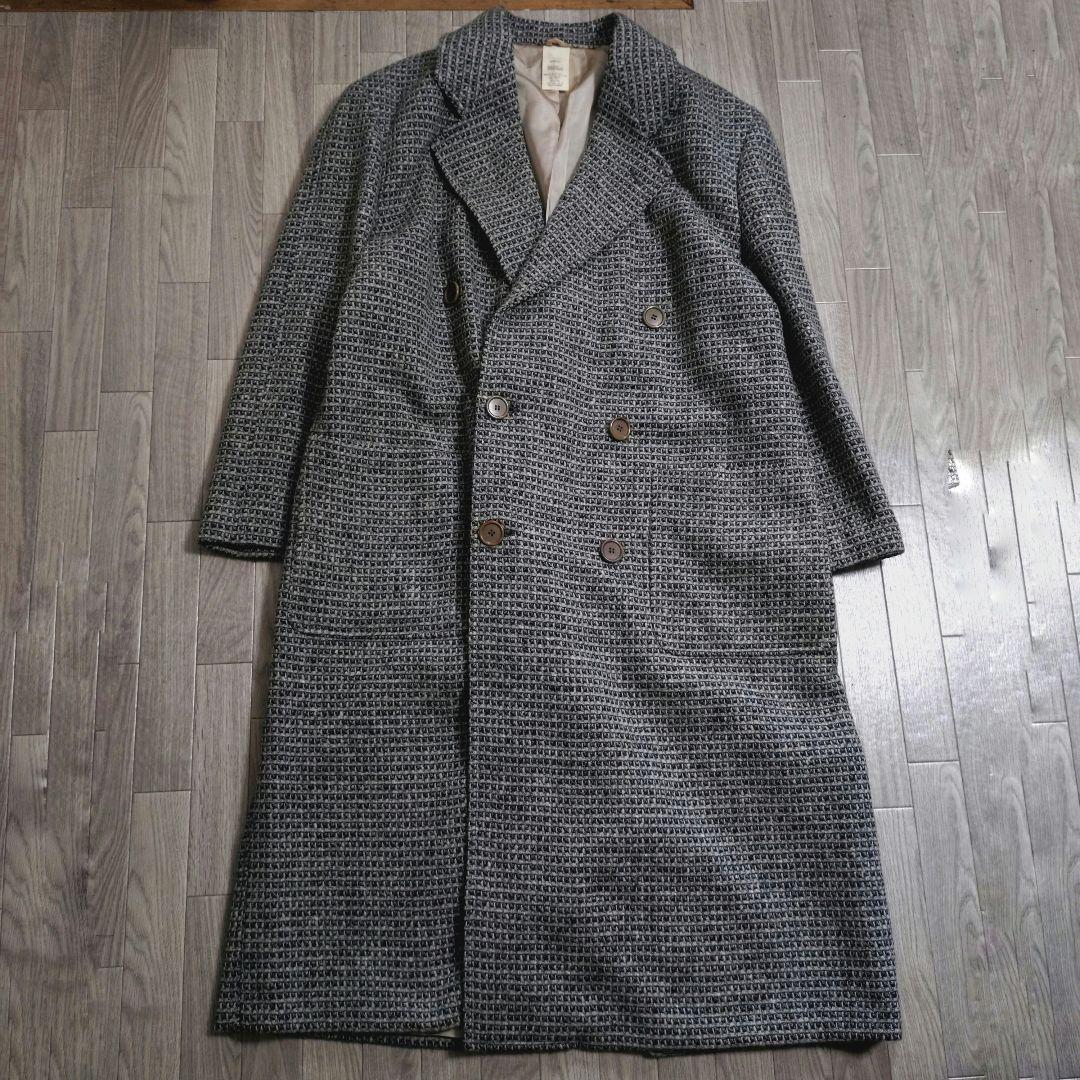 美品 Giorgio Armani イタリア製 チェスターコート ツイード