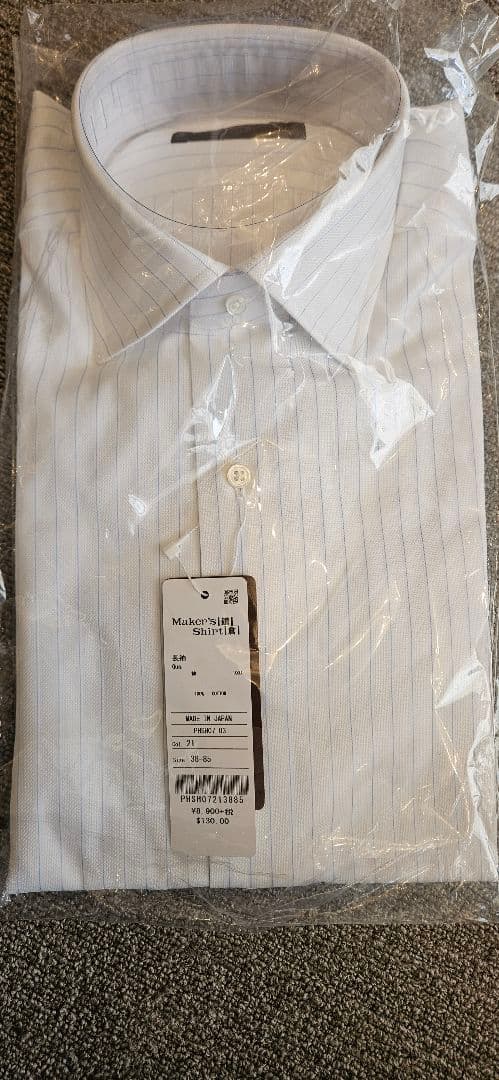【新品未開封】Maker's鎌倉 長袖ワイシャツ 38-85　2枚セット