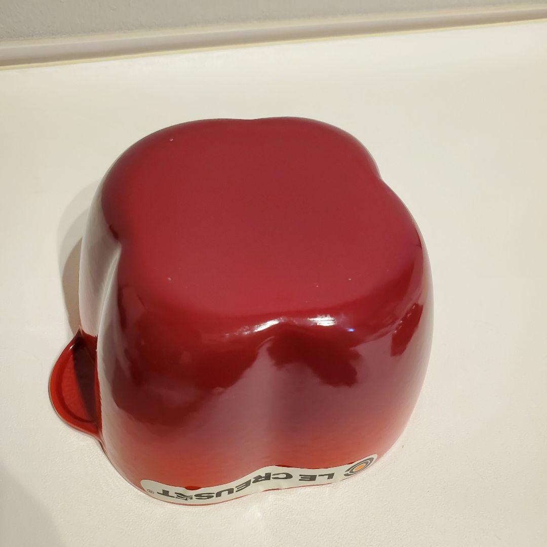 ルクルーゼ ベルペッパー ピーマン パプリカ レッド 両手鍋 新品