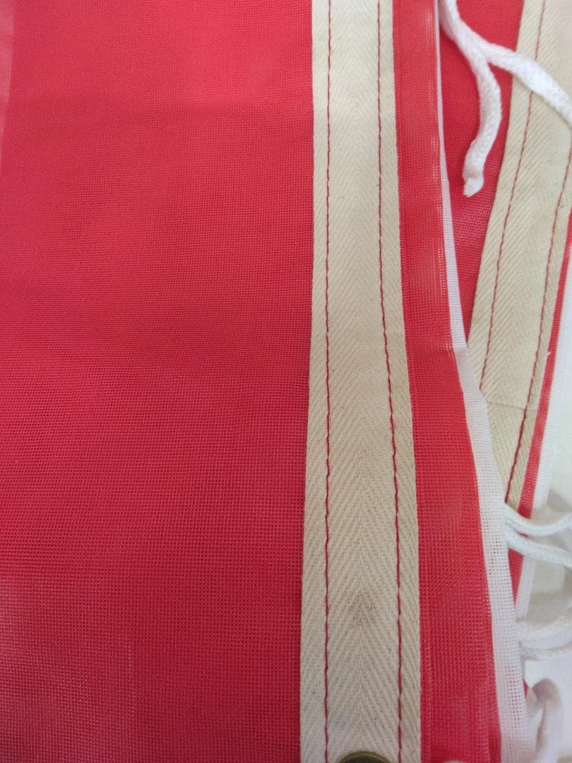 紅白幕　メッシュ生地