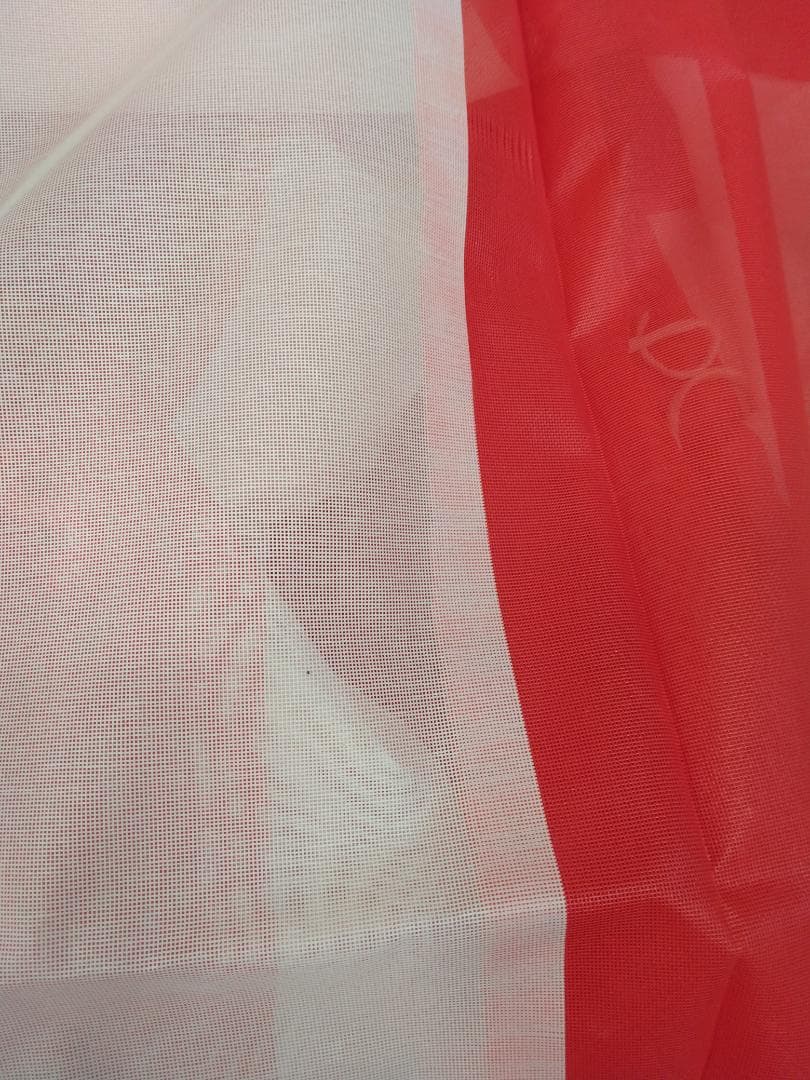 紅白幕　メッシュ生地