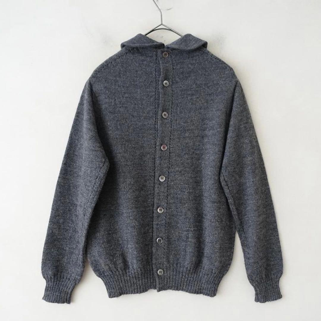 トリココムデギャルソン　丸襟 ウールニット