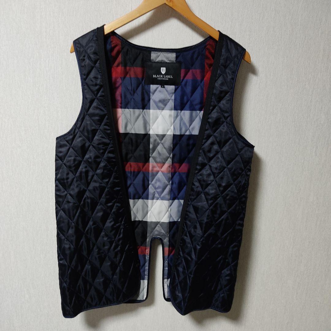 ブラックレーベルクレストブリッジ ライナー付きロングトレンチコート バイカラー