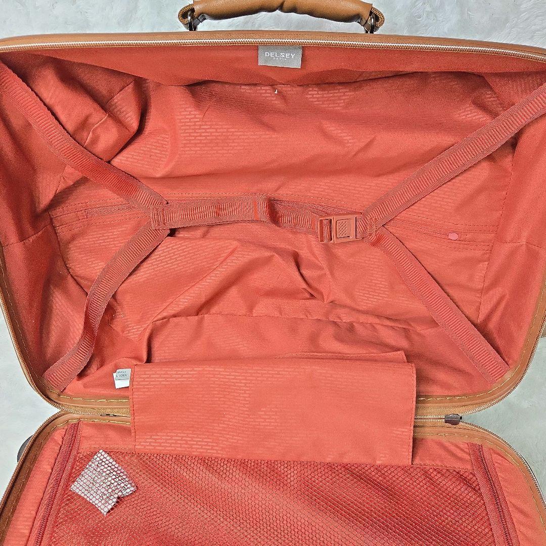 本日限定✨ デルセー スーツケース 機内持ち込み可 ブラウン キャメル