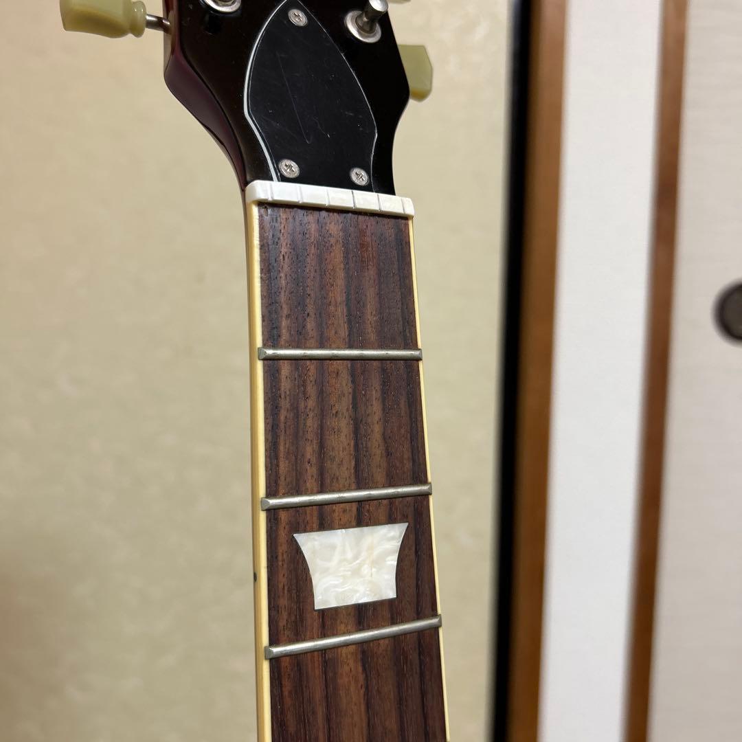 Burny バーニー レスポールタイプ エレキギター オレンジ※テールピース欠品