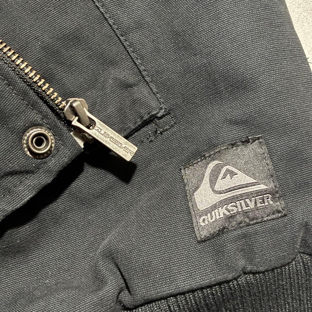 00s Quiksilver クイックシルバー アクティブジャケット　ブラック