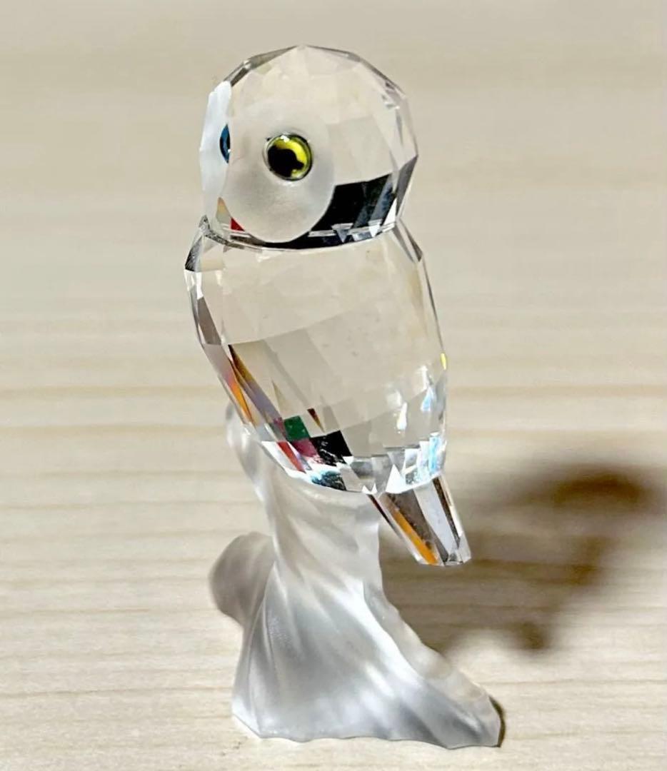 スワロフスキー　木の上(枝の上)のふくろう　絶版　119442 美品！