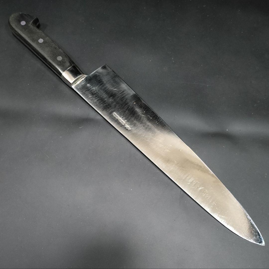 東京杉本 全鋼 高級炭素鋼 ハガネ 牛刀 包丁 2133 33cm 研ぎ済み