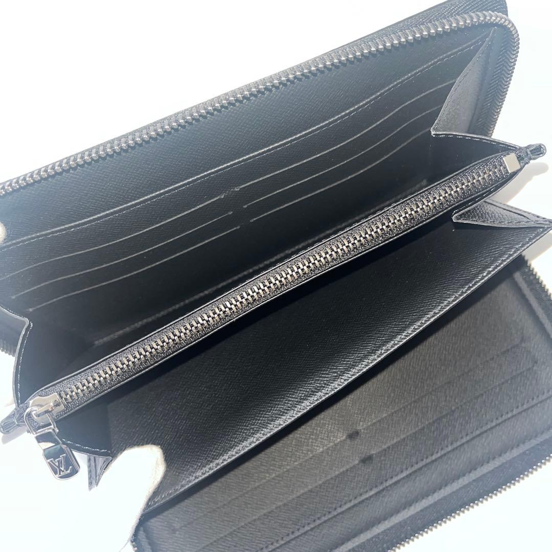 ルイヴィトン　モノグラム エクリプス ジッピー・オーガナイザー NM　ブラック