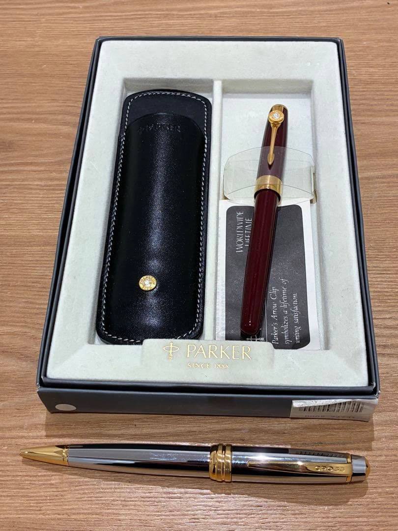 ◎パーカー万年筆、クロスボールペン