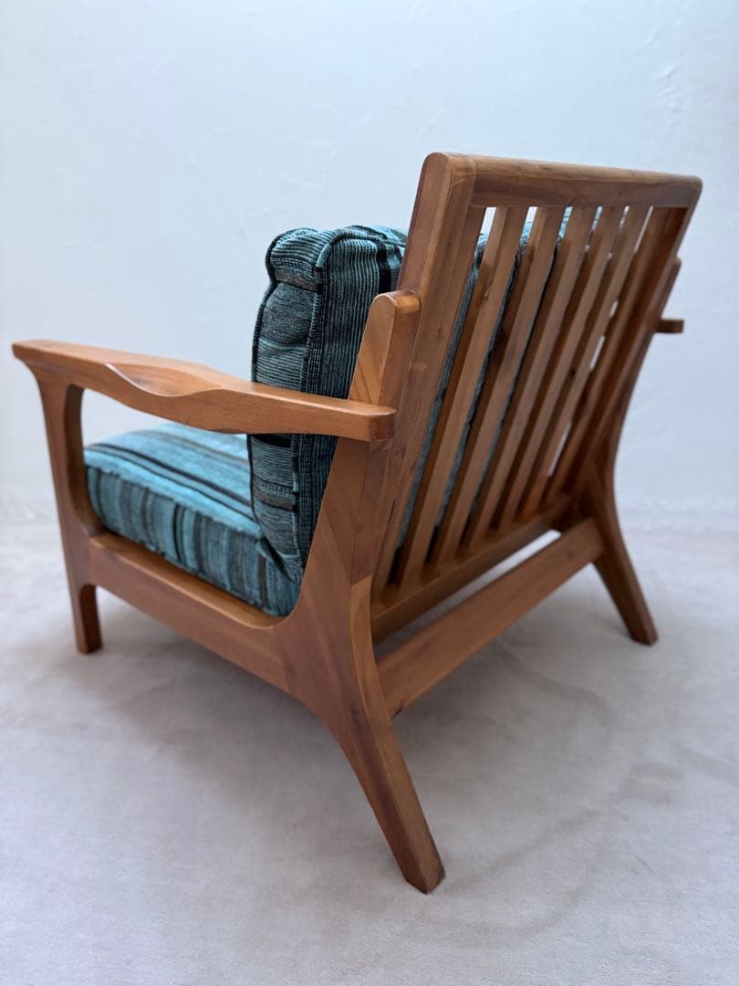 中古美品WTW TISMO ティズモ ソファ 1人掛け ブルーグリーン 西海岸）