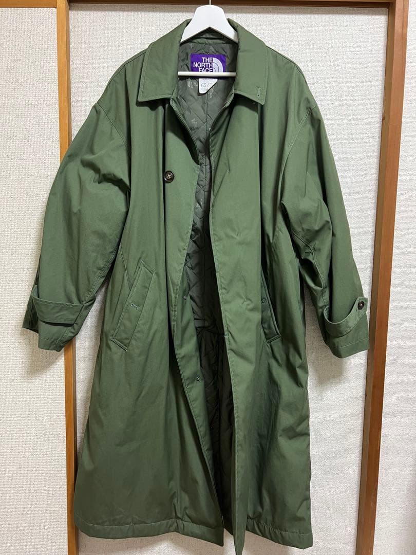 THE NORTH FACE ステンカラーコート Lサイズ オリーブグリーン