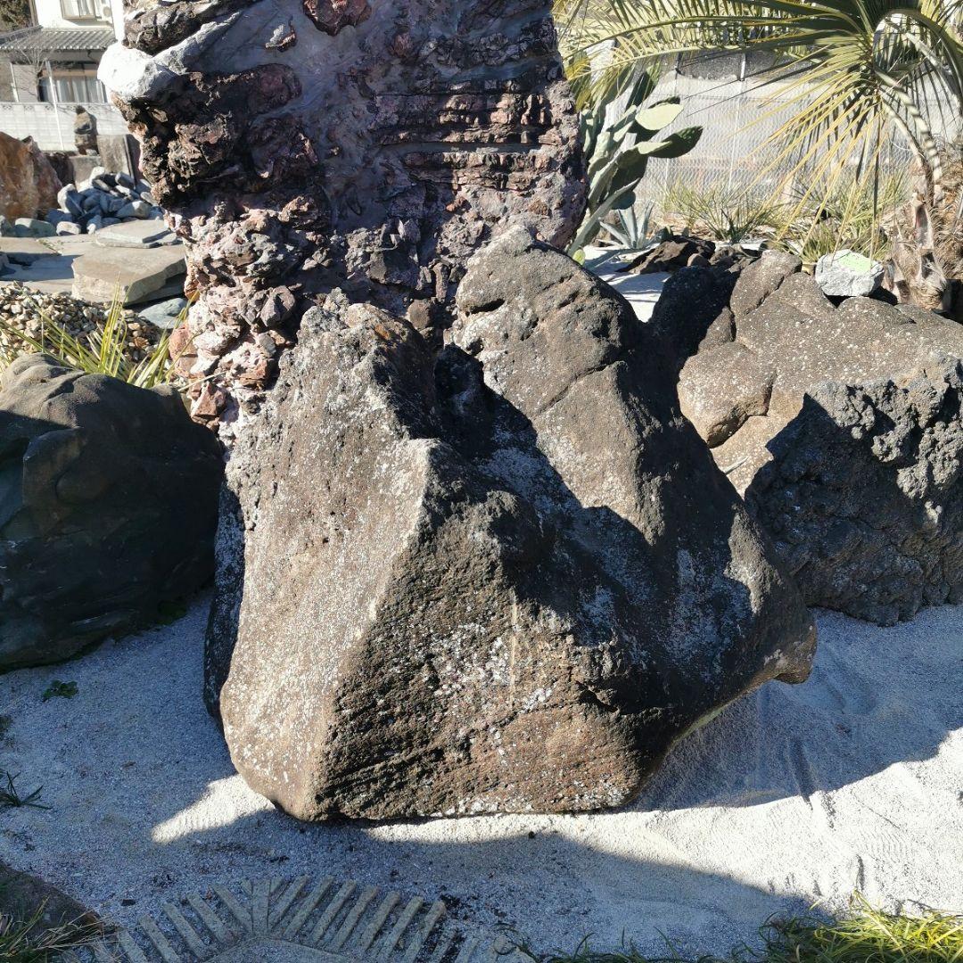 鳥海石　408キロ　庭石　石　鑑賞石　庭　坪庭　ガーデニング　置物　オブジェ