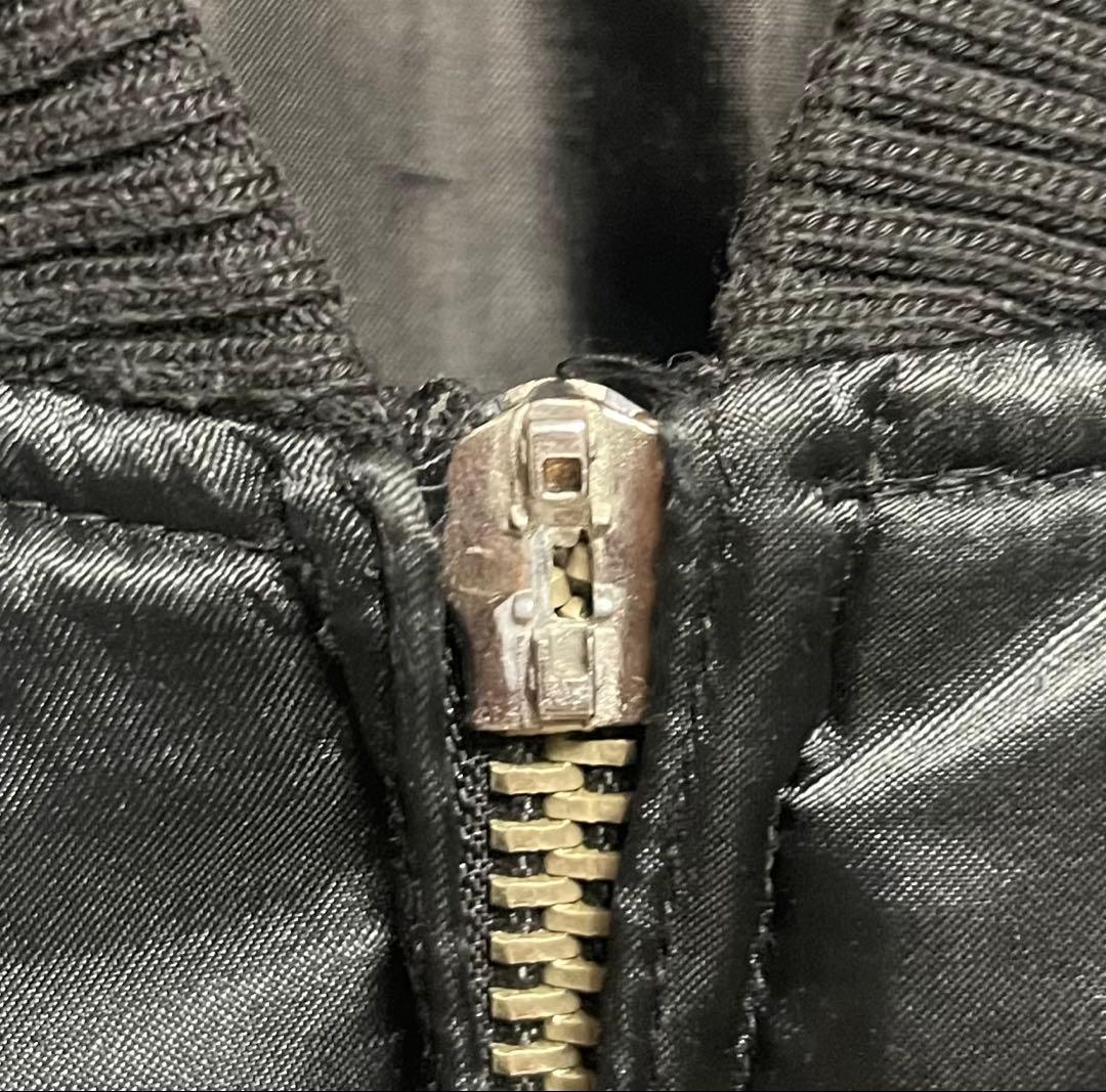 DOG TOWN オール ブラック 刺繍 ドラゴン 龍 竜 黒龍 スカジャン