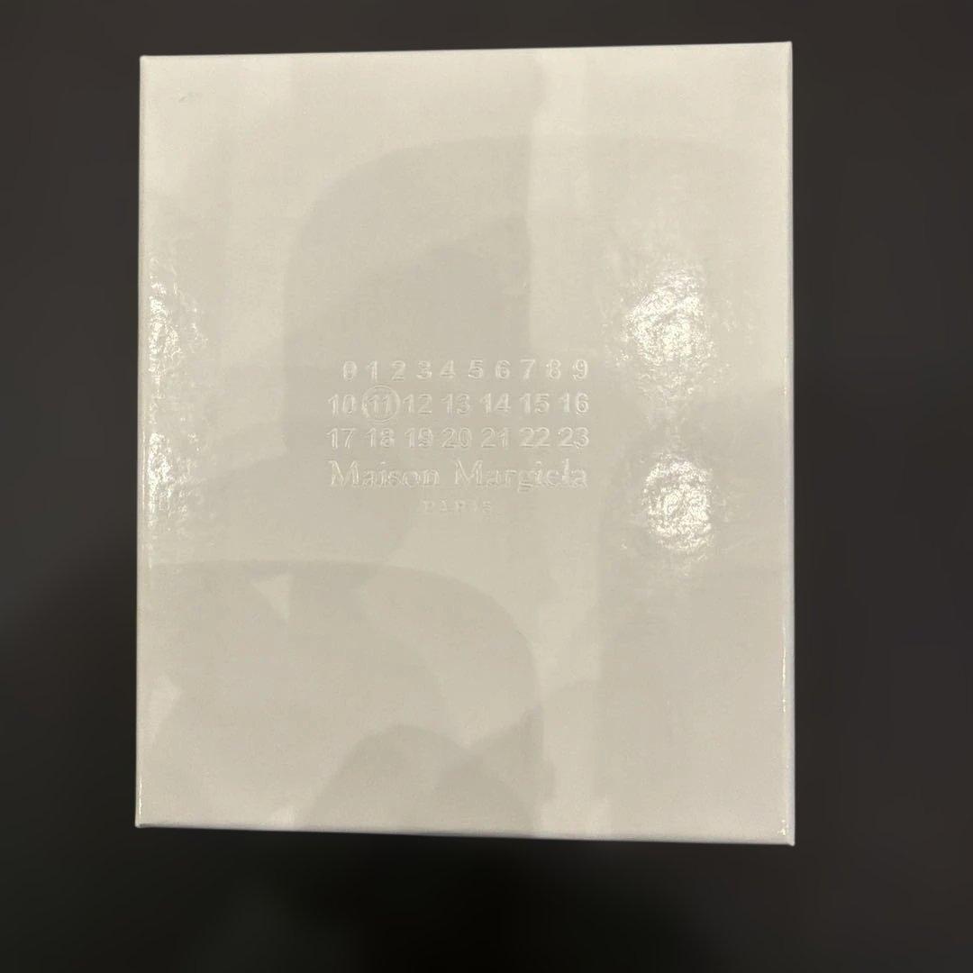 【Maison Margiela】レザー二つ折り財布 ブラウン ジッパー付き