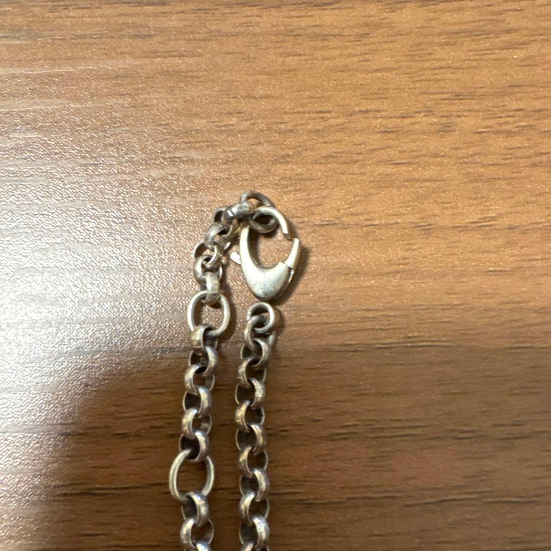 GUCCI グッチ ネックレス シルバーメダル ペンダント gucciロゴ