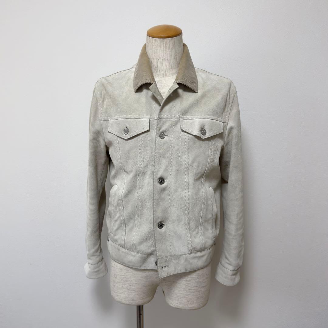 極美品 定価126.5万円 ベルルッティ スウェードレザートラッカージャケット