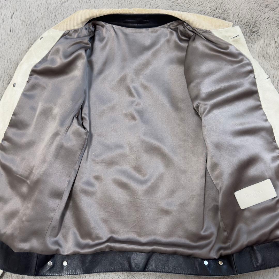 極美品 定価126.5万円 ベルルッティ スウェードレザートラッカージャケット