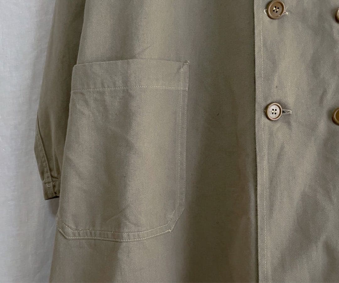 ユーロヴィンテージ ダブルブレスト ワークコート カバーオール ワークジャケット