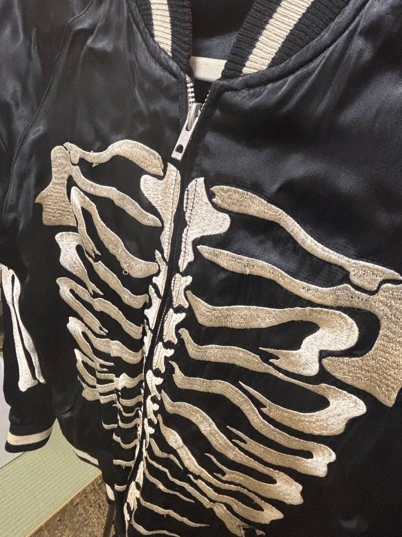 Back Street Crawler　スカジャン　リバーシブル　ボーン