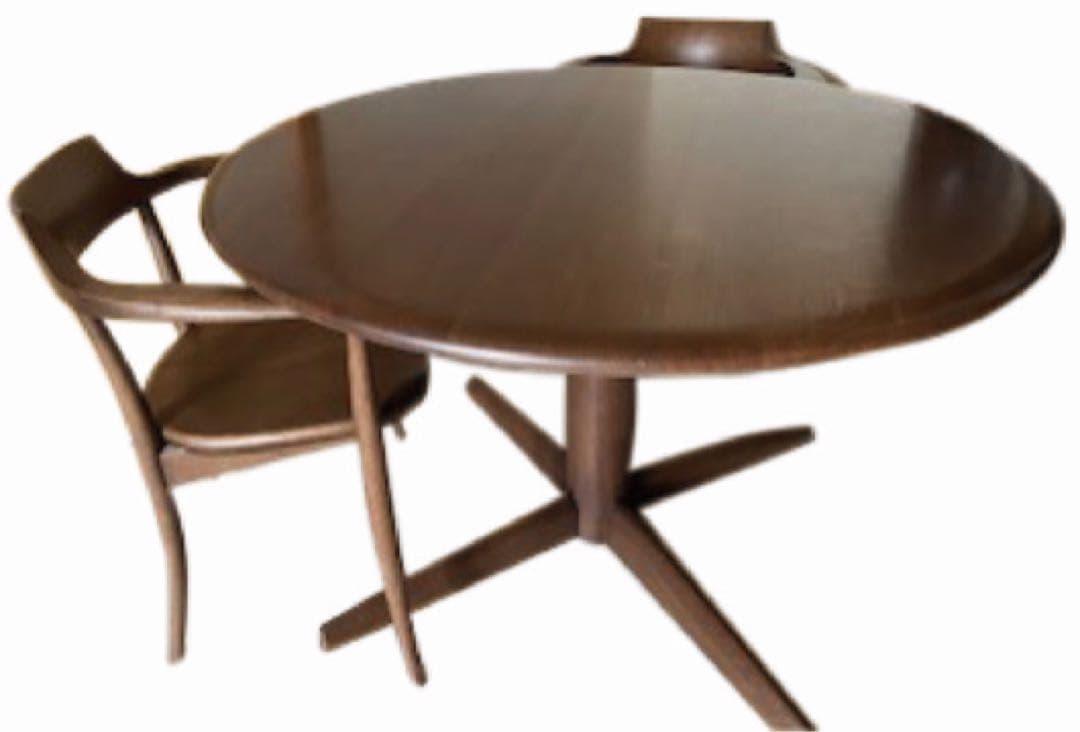 【m】⭐️美品　飛騨産業 HIDA 侭 オーダーダイニングテーブル 丸形