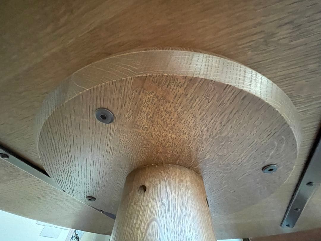 【m】⭐️美品　飛騨産業 HIDA 侭 オーダーダイニングテーブル 丸形